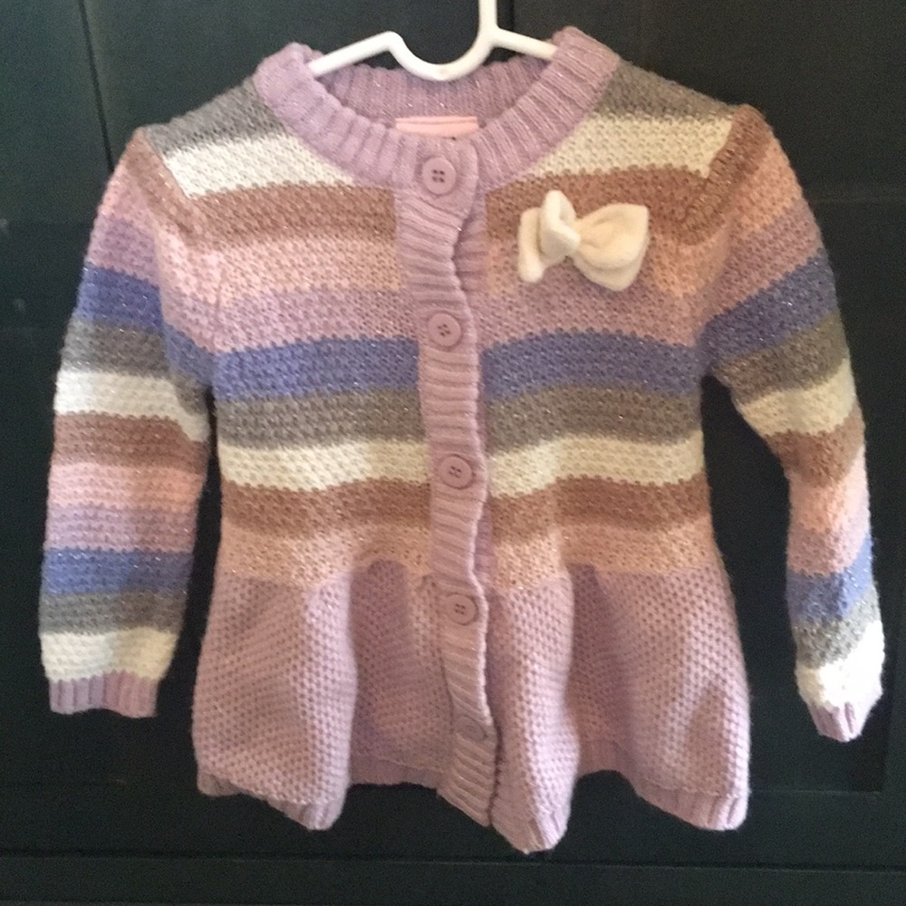 Little Lass Knit Button Down Sweater 3T - Picture 1 of 4